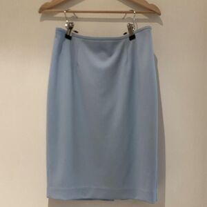 Calvin Klein Light Blue Pencil Skirt